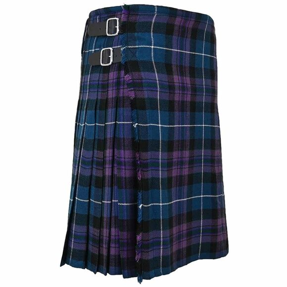 Men’s Tartan Kilt Pride of Scotland 8 Yards Traditional Scottish Kilt - Picture 2 of 9